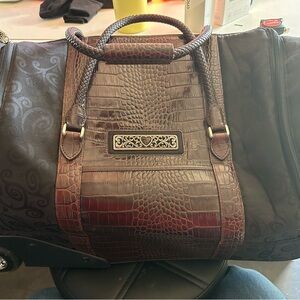 Brighton Travel Collection - Vintage Rolling Duffle Carry On